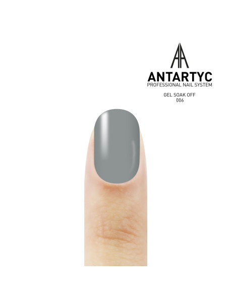 Smalto semipermanente grigio - Smalto colorato semipermanente 006 - 