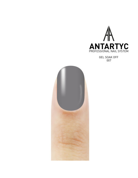 Smalto semipermanente grigio - Smalto colorato semipermanente 007 - 