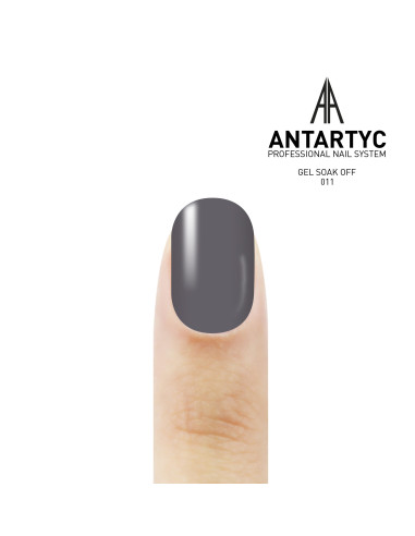 Smalto semipermanente grigio - Smalto colorato semipermanente 011 -