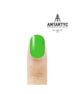 Smalto semipermanente giallo e verde - Smalto colorato semipermanente 056 -  2