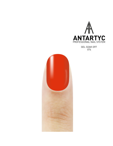 Smalto semipermanente rosso - Smalto colorato semipermanente 074 -  Smalto semipermanente rosso - Smalto colorato semipermanente 074 -