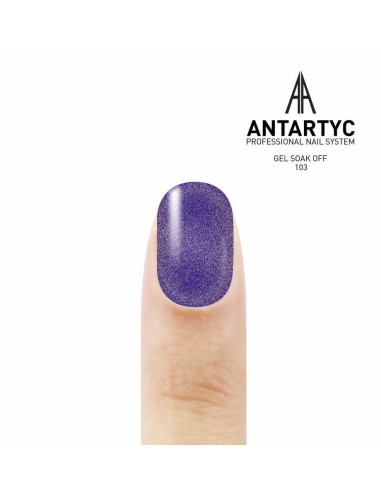 Smalto semipermanente glitterato - Smalto colorato semipermanente 103 - 