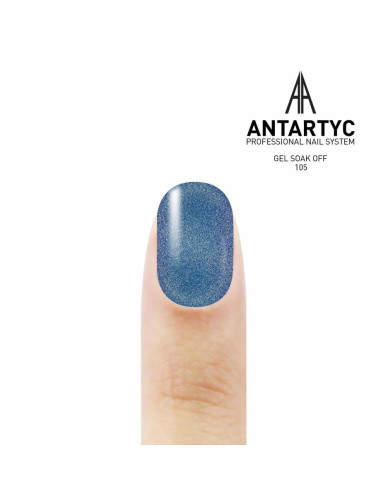 Smalto semipermanente glitterato - Smalto colorato semipermanente 105 - 