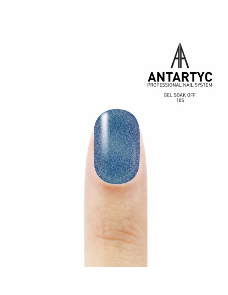 Smalto semipermanente glitterato - Smalto colorato semipermanente 105 - 