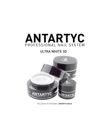 Gel ricostruzione unghie luxury - Ultra White 3D 15ml - 