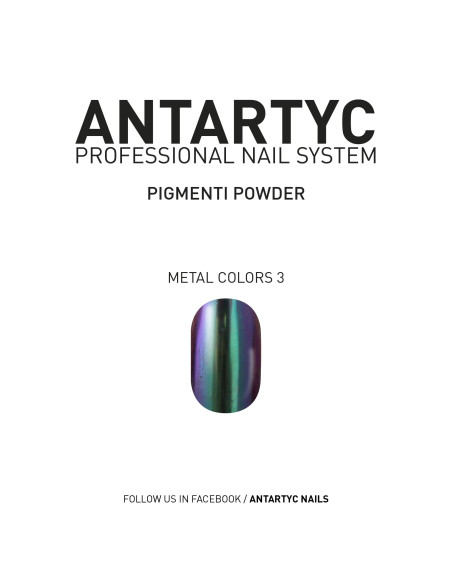 Pigmenti powder (polvere specchio per le unghie)  - Metal Colors 3 - 