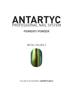Pigmenti powder (polvere specchio per le unghie)  - Metal Colors 5 -