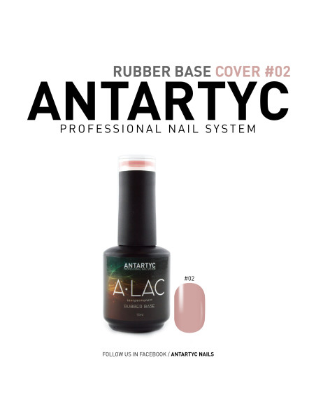 A-Lac rubber base cover  - A-Lac Color 02 - 