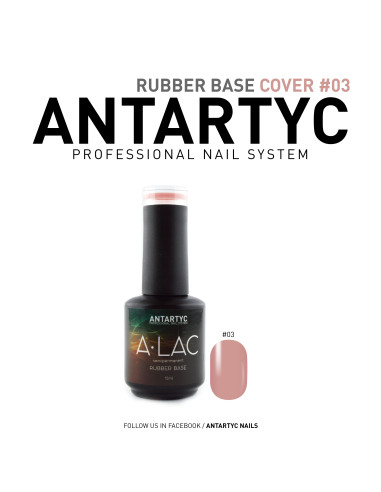 A-Lac rubber base cover  - A-Lac Color 03 - 