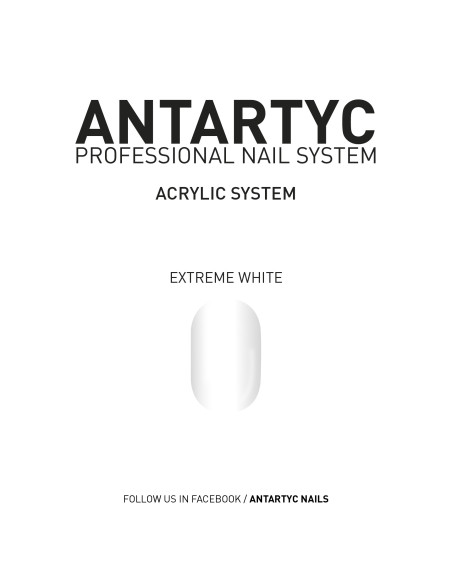 Acrilico per unghie - Extreme White 20gr - 