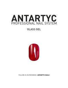 Glass Gel (Gel per unghie effetto vetro) - Glass gel Red 15 ml -
