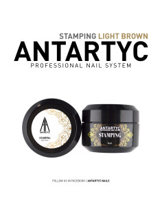 Stamping Gel per unghie - STAMPING GEL LIGHT BROWN -