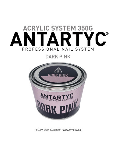 Acrilico per unghie Dark Pink 350gr