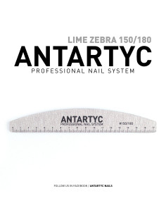 Lime professionali per unghie - Zebra 150-180 -